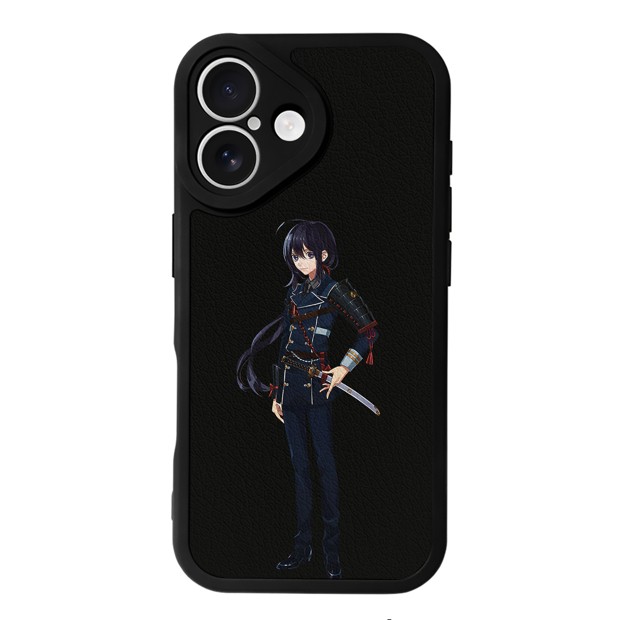 （画像用） 刀剣乱舞 Touken Ranbu 【iPhone 16シリーズ対応】シリコンスマホケース（レザー調） 材質：シリコン